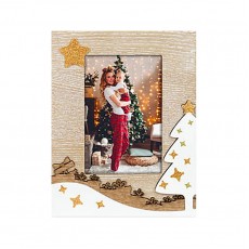 Christmas "Sestriere" Glitter Tree 4x6" Photo Frame